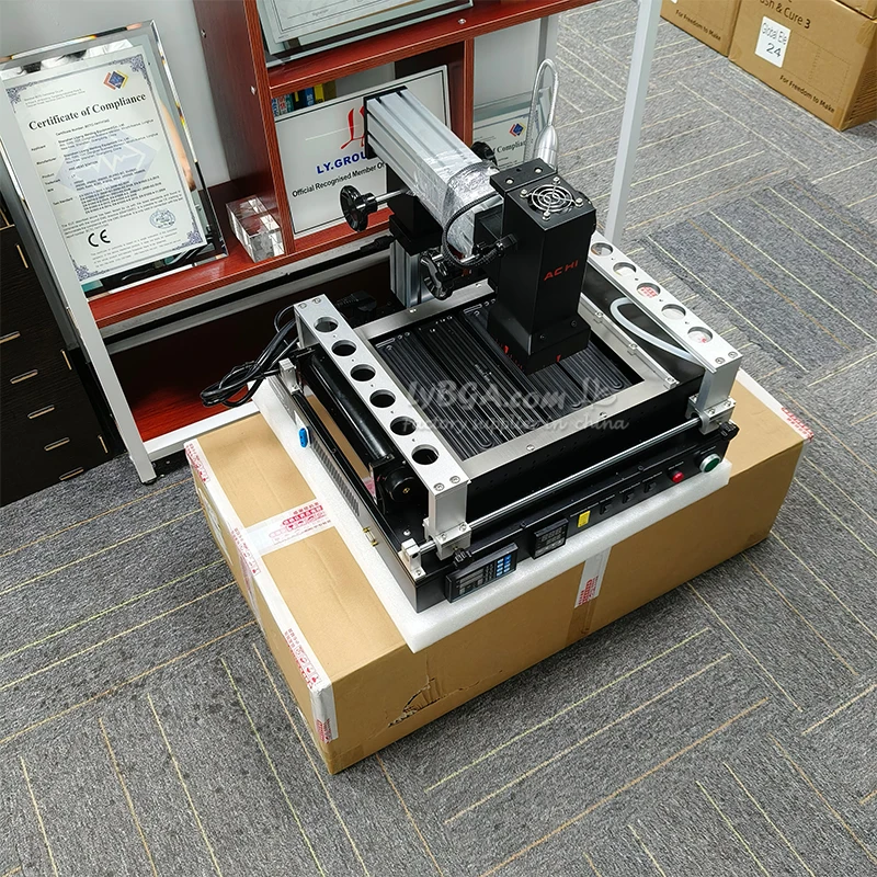 LY ACHI IR PRO SC Infrared BGA Solder Rework Station for Motherboard Chip PCB Refurbishment and Repair Machine 2800W
LY ACHI IR PRO SC Infrared BGA Solder Rework Station for Motherboard Chip PCB Refurbishment and Repair Machine 2800W