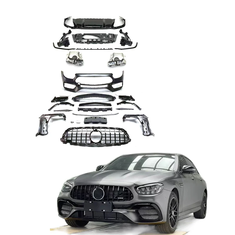 STLFE Class W213 Upgrade E63 Body Kit W213 E400 E550 E63 Sport Auto Front Bumper Rear Diffuser Car Front Bumper Grille Facelift
STLFE Class W213 Upgrade E63 Body Kit W213 E400 E550 E63 Sport Auto Front Bumper Rear Diffuser Car Front Bumper Grille Facelift