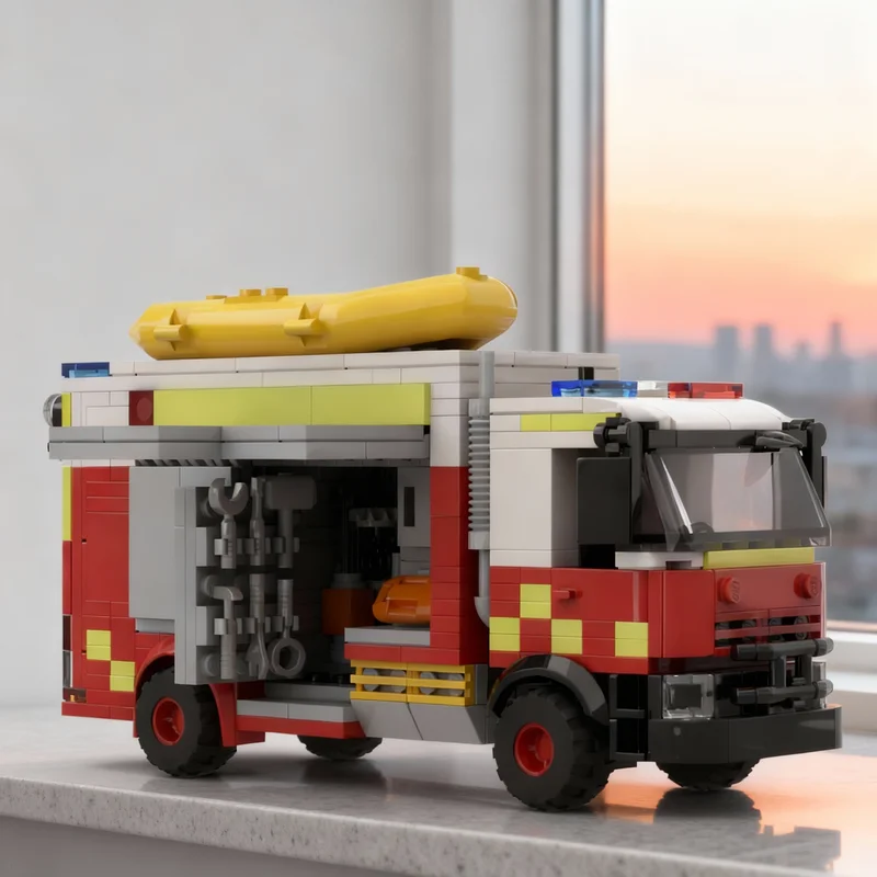 Набор строительных блоков MOC: Пожарная машина для тяжелых спасательных работ (539 деталей) – Идеальный подарок на Рождество, развивающая игрушка для детей, конструктор-архитектура
Набор строительных блоков MOC: Пожарная машина для тяжелых спасательных работ (539 деталей) – Идеальный подарок на Рождество, развивающая игрушка для детей, конструктор-архитектура