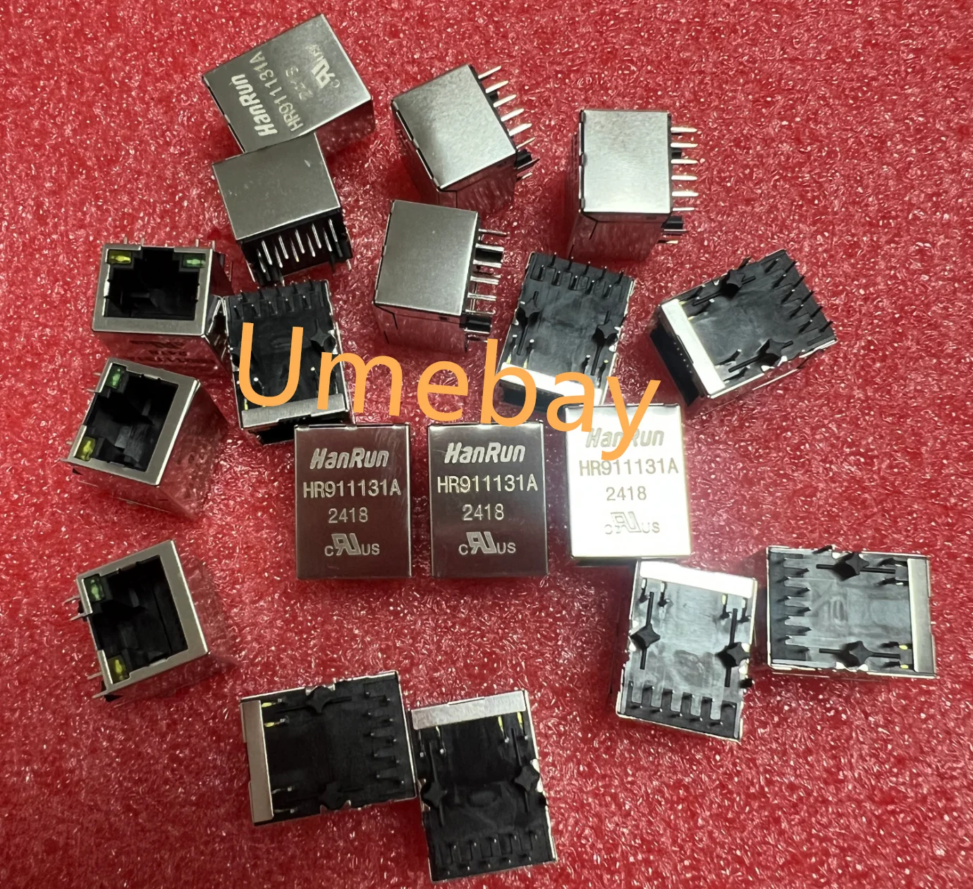 20pcs / Gigabit Ethernet port RJ45 with filtering transformer,HR911105A / HR911130A / HR911130C / HR911131A/ HY911131A/HY951140A
20pcs / Gigabit Ethernet port RJ45 with filtering transformer,HR911105A / HR911130A / HR911130C / HR911131A/ HY911131A/HY951140A