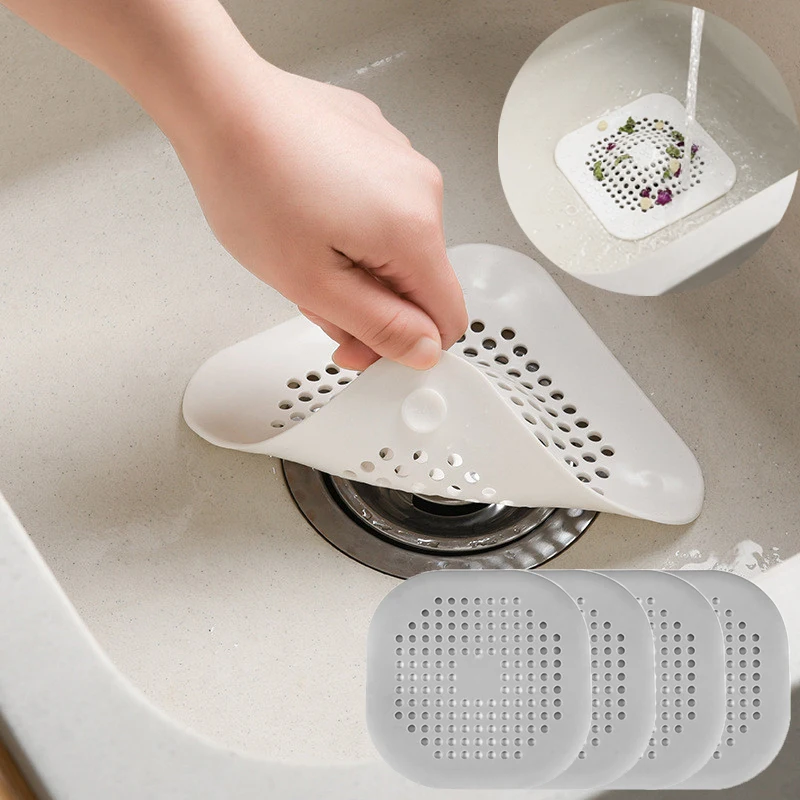 Silicone Kitchen Sink Strainer Anti-blocking Hair Filter Hair Stopper Catcher Bathtub Shower Drain Plug Bathroom Accessories 
Silicone Kitchen Sink Strainer Anti-blocking Hair Filter Hair Stopper Catcher Bathtub Shower Drain Plug Bathroom Accessories