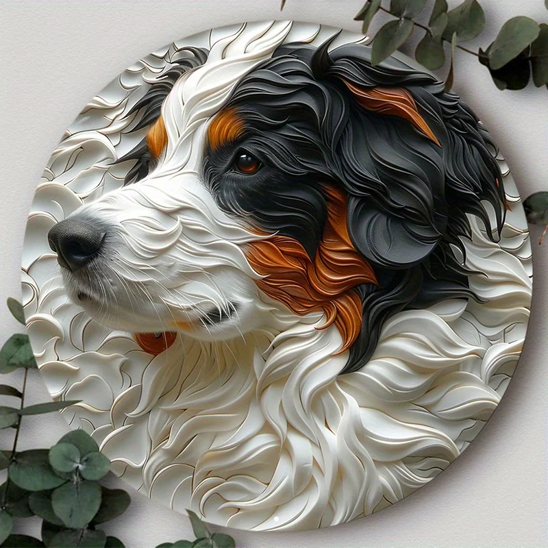 Aluminum Metal Sign 2D Flat Circular Wreath Logo, Tavern Club Home Scene Decoration, Gift for Dog Lovers, Decorative Wall Poster
Aluminum Metal Sign 2D Flat Circular Wreath Logo, Tavern Club Home Scene Decoration, Gift for Dog Lovers, Decorative Wall Poster