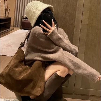 Vintage Bucket Bag Women 2025 Tote Simple Head Layer Cowhide Single Shoulder Crossbody Designer Luxury Bag
Vintage Bucket Bag Women 2025 Tote Simple Head Layer Cowhide Single Shoulder Crossbody Designer Luxury Bag