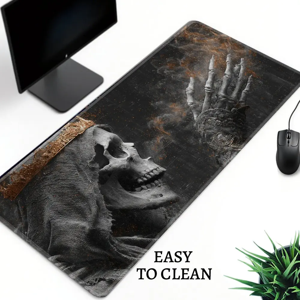 Minimal Desk Mat Mouse Pad Large Desk Mat Cloth Surface Stable Rubber Base for PC Laptop Keyboard Office Desk Setup Desk Pad Acc
