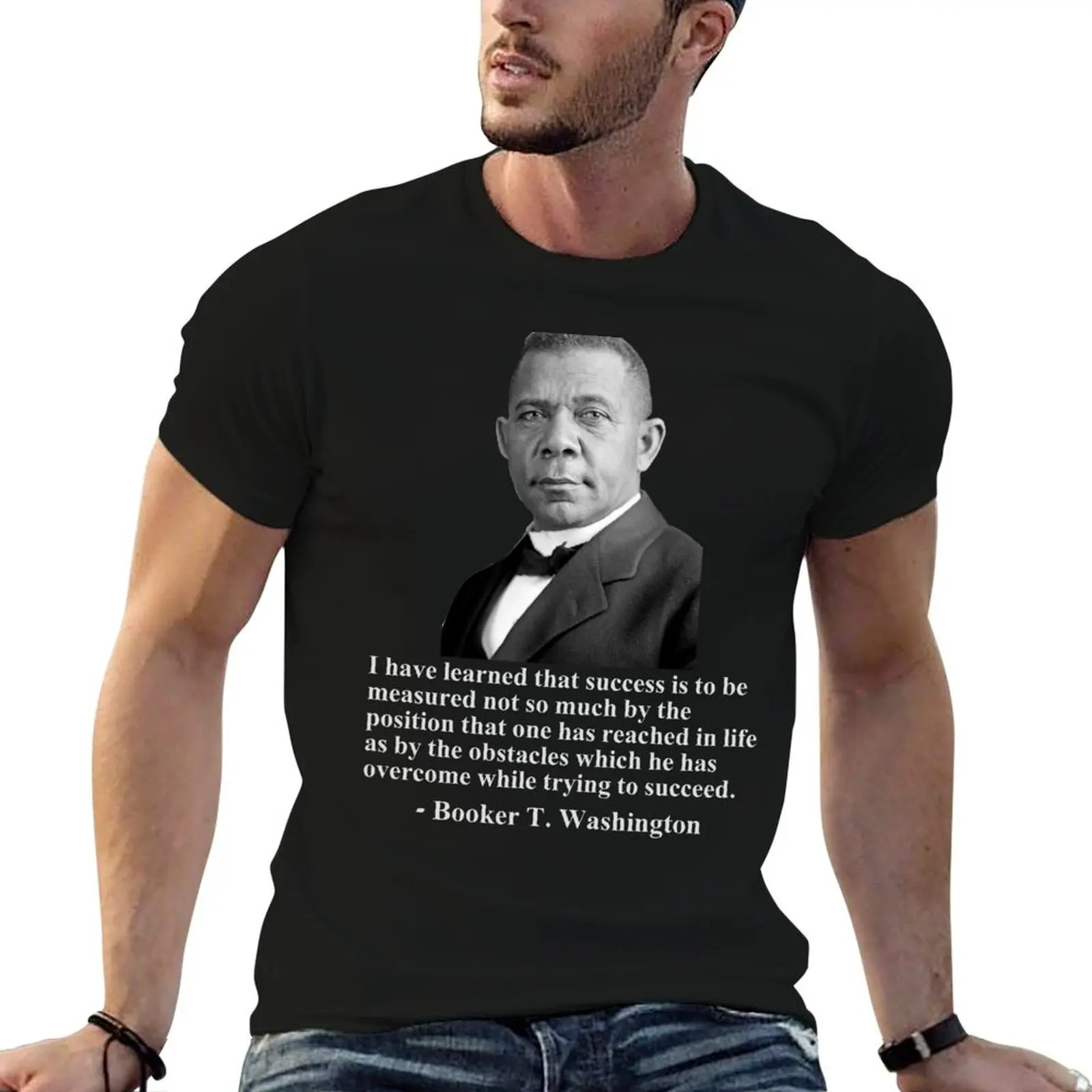 Booker Washington- t slim for T-Shirt T. shirts cotton Success shirts man man t for fit pack
Booker Washington- t slim for T-Shirt T. shirts cotton Success shirts man man t for fit pack
