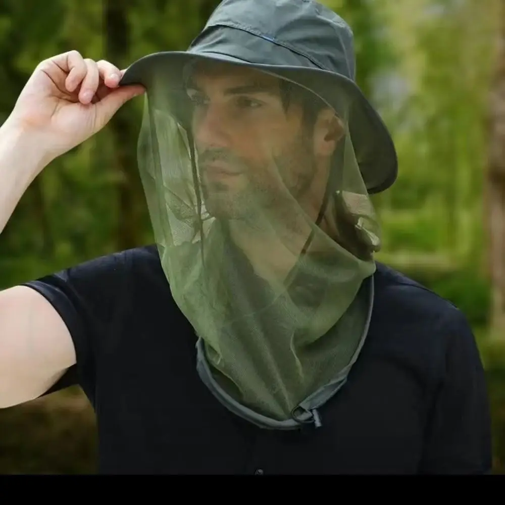 Anti Mosquito Fishing Sun Hat Breathable UV Protection Fisherman Hat Permeable Mesh Mask Quick Drying UV Sun Protection Flap Cap
Anti Mosquito Fishing Sun Hat Breathable UV Protection Fisherman Hat Permeable Mesh Mask Quick Drying UV Sun Protection Flap Cap