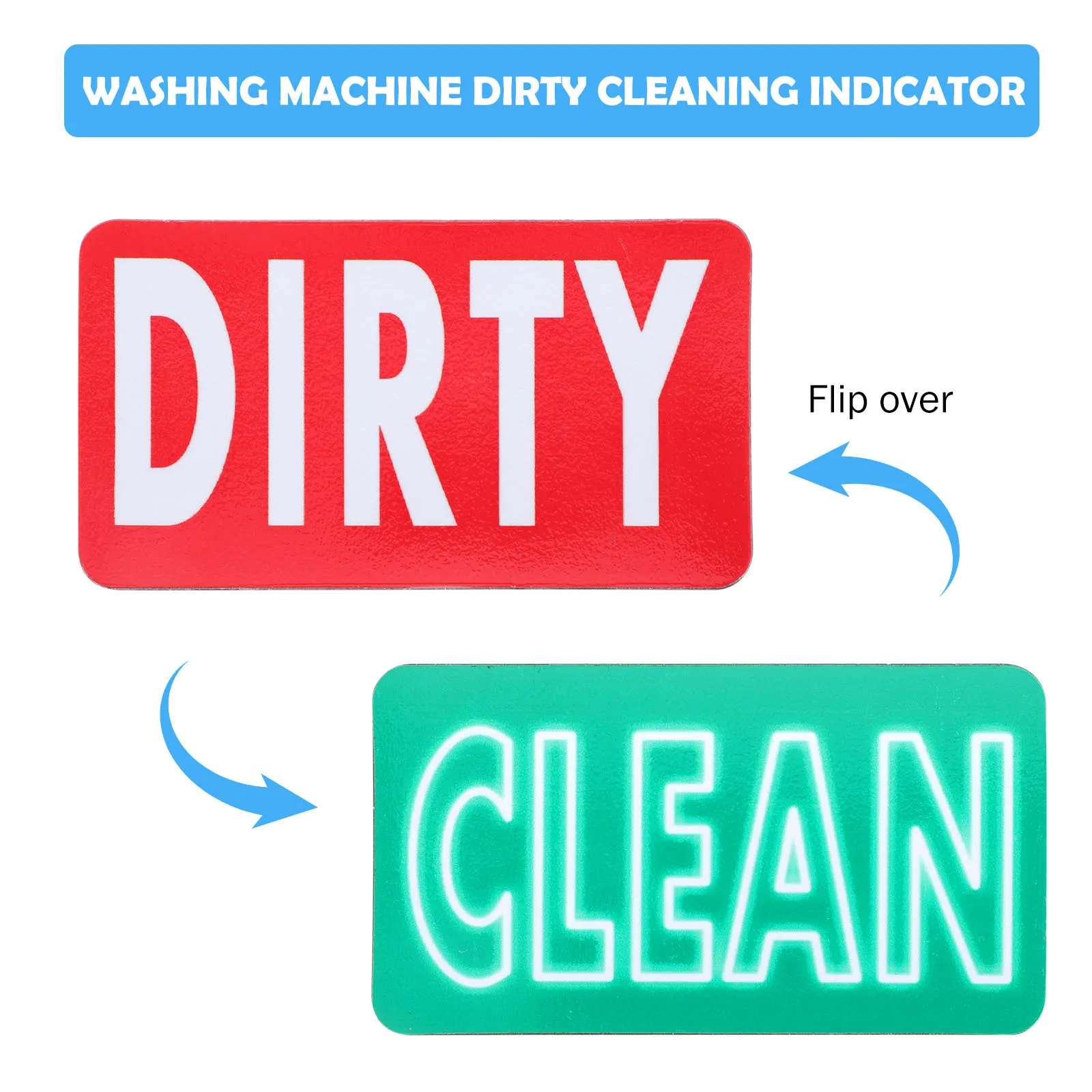 1Pcs Dual Side Magnetic Indicator Dishwasher Clean Sign Washing Machine Magnet Convenient Cleaning Sign for Fridge Kitchen Home
1Pcs Dual Side Magnetic Indicator Dishwasher Clean Sign Washing Machine Magnet Convenient Cleaning Sign for Fridge Kitchen Home