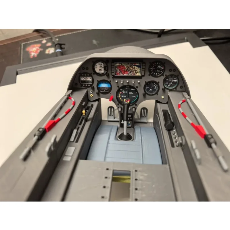 FMS 3000mm FOX Glider Scale Cockpit Interior FPV Conversion Kit, 3D Printed Colorful Upgrade Parts for RC Airplane Model
FMS 3000mm FOX Glider Scale Cockpit Interior FPV Conversion Kit, 3D Printed Colorful Upgrade Parts for RC Airplane Model