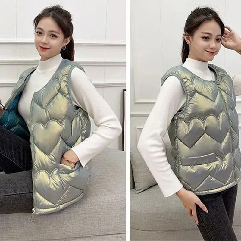 2025 Ladies Fashion Waistcoat Down Cotton Coat Winter Femme Parkas Vest Korean Women Large Size 5XL Sleeveless Cotton Padded Top
2025 Ladies Fashion Waistcoat Down Cotton Coat Winter Femme Parkas Vest Korean Women Large Size 5XL Sleeveless Cotton Padded Top