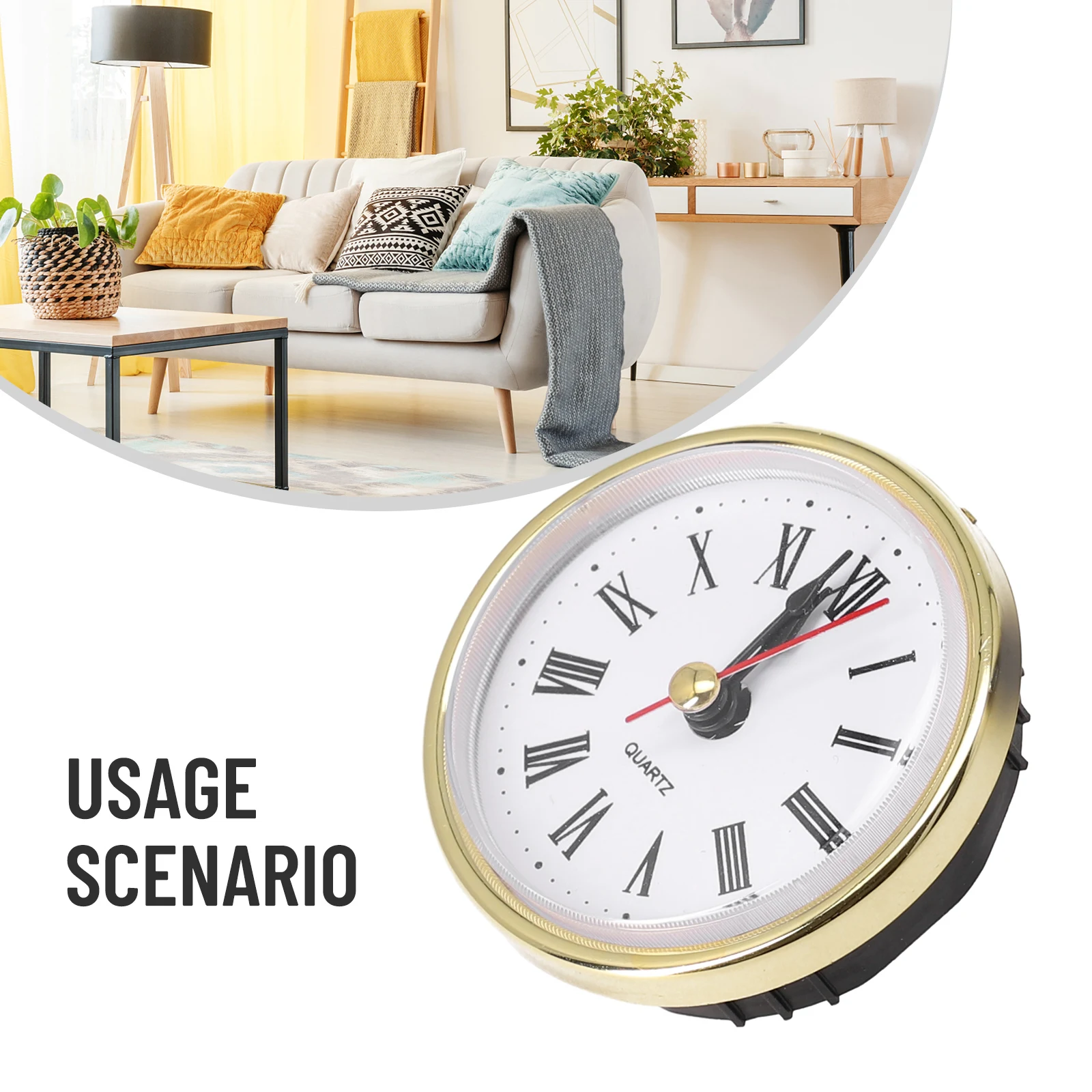 Clock Inserts Inserts Movement Quartz Clock Insert Roman Numbers 65MM Gold Color Plastic Replacement Brand New
Clock Inserts Inserts Movement Quartz Clock Insert Roman Numbers 65MM Gold Color Plastic Replacement Brand New