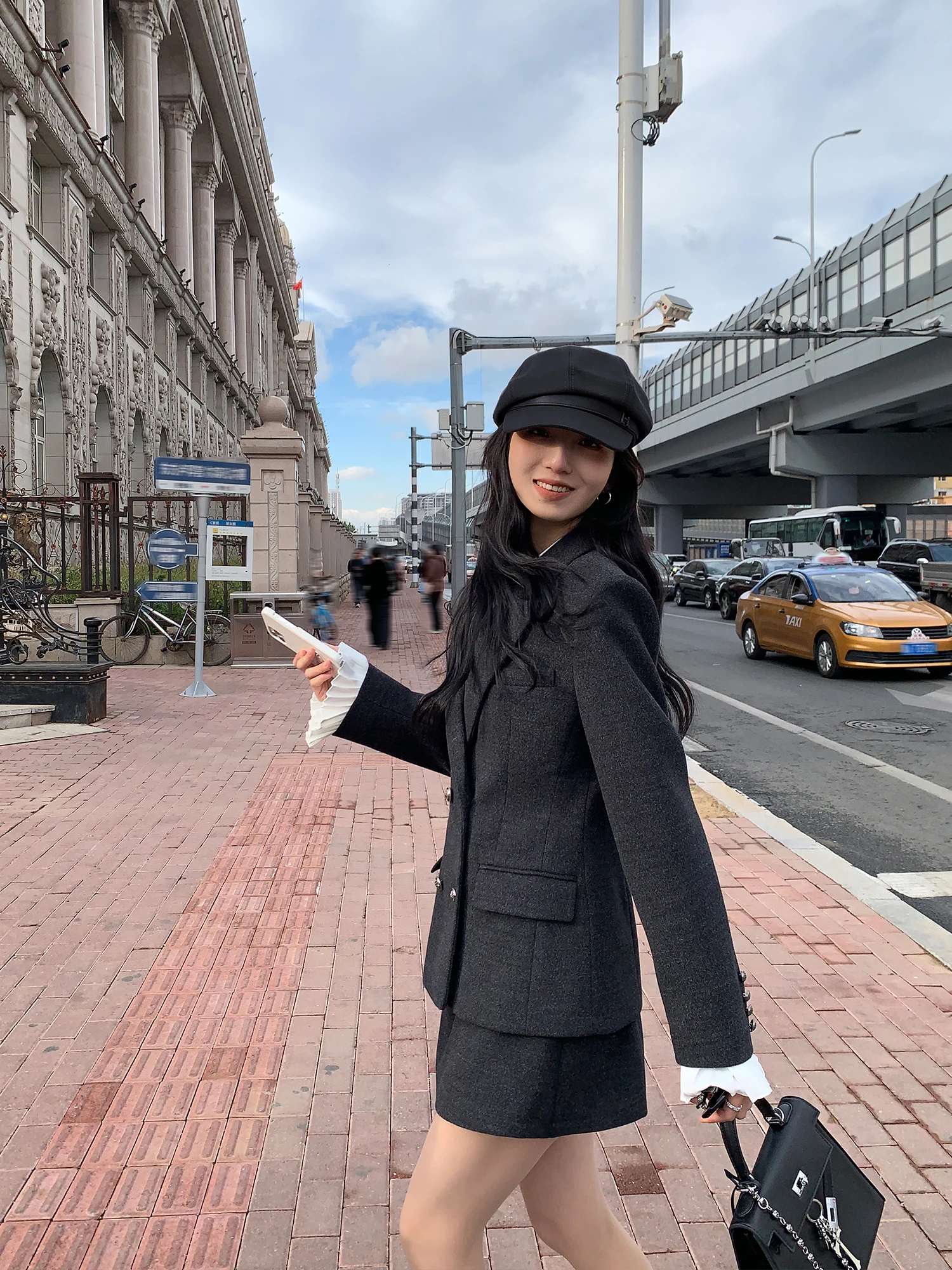 Mulvan Vintage Tweed Suit Jaet Women's Slim Fit Woolen Coat Commute Sle Long Sve Double Breasted Pure Color
Mulvan Vintage Tweed Suit Jaet Women's Slim Fit Woolen Coat Commute Sle Long Sve Double Breasted Pure Color