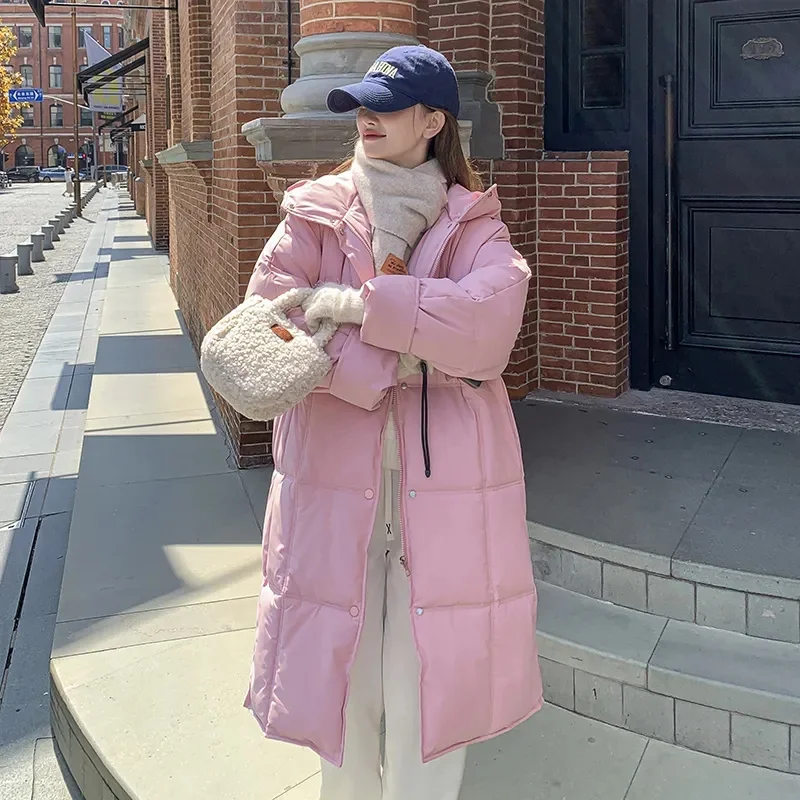 Oversize Parkas Coat Women Korean Casual Fashion Loose Hooded Medium and Long Down Coats Female Winter New Thick Warm Outerwear
Oversize Parkas Coat Women Korean Casual Fashion Loose Hooded Medium and Long Down Coats Female Winter New Thick Warm Outerwear