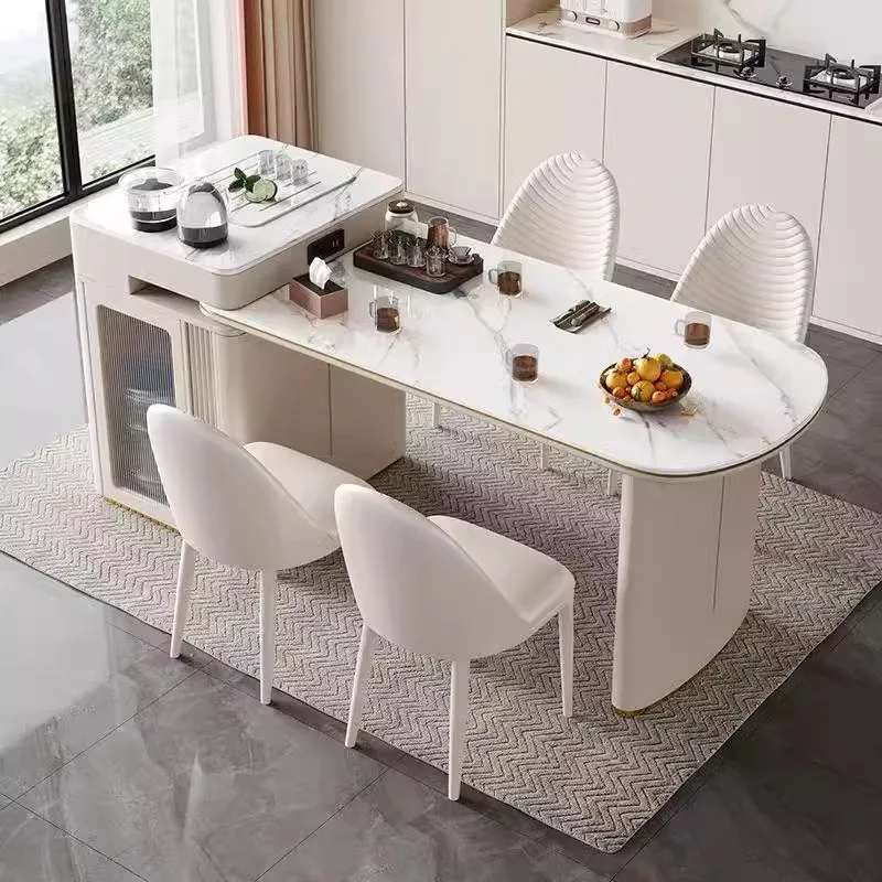 #Customized Furniture Kitchen Island Multi-Functional Integrated with Adjustable Table for Dining Room Small Room