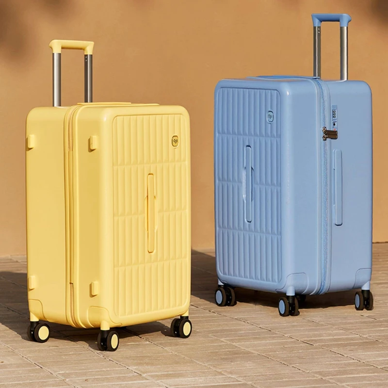 Side Opening Lid Suitcase Environmental Protection Lining Carry on Luggage Expandable Trolley Case Swivel Wheels 20/24/26 Inch
Side Opening Lid Suitcase Environmental Protection Lining Carry on Luggage Expandable Trolley Case Swivel Wheels 20/24/26 Inch