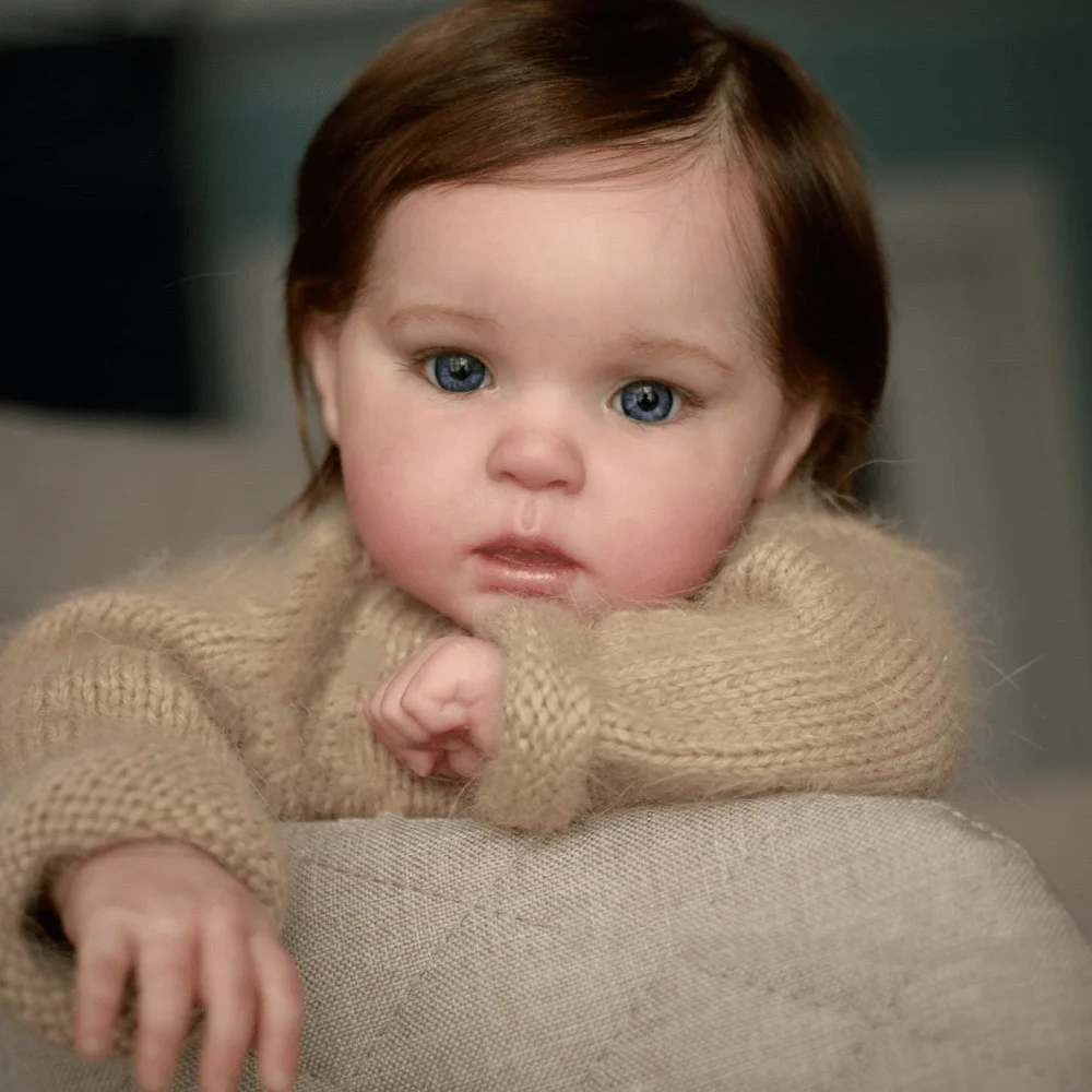 BZDOLL 50cm 20in Reborn Doll, Soft Vinyl & Cloth Body, Painted Skin with Veins, Princess Dress Up Toy for 3+
BZDOLL 50cm 20in Reborn Doll, Soft Vinyl & Cloth Body, Painted Skin with Veins, Princess Dress Up Toy for 3+
