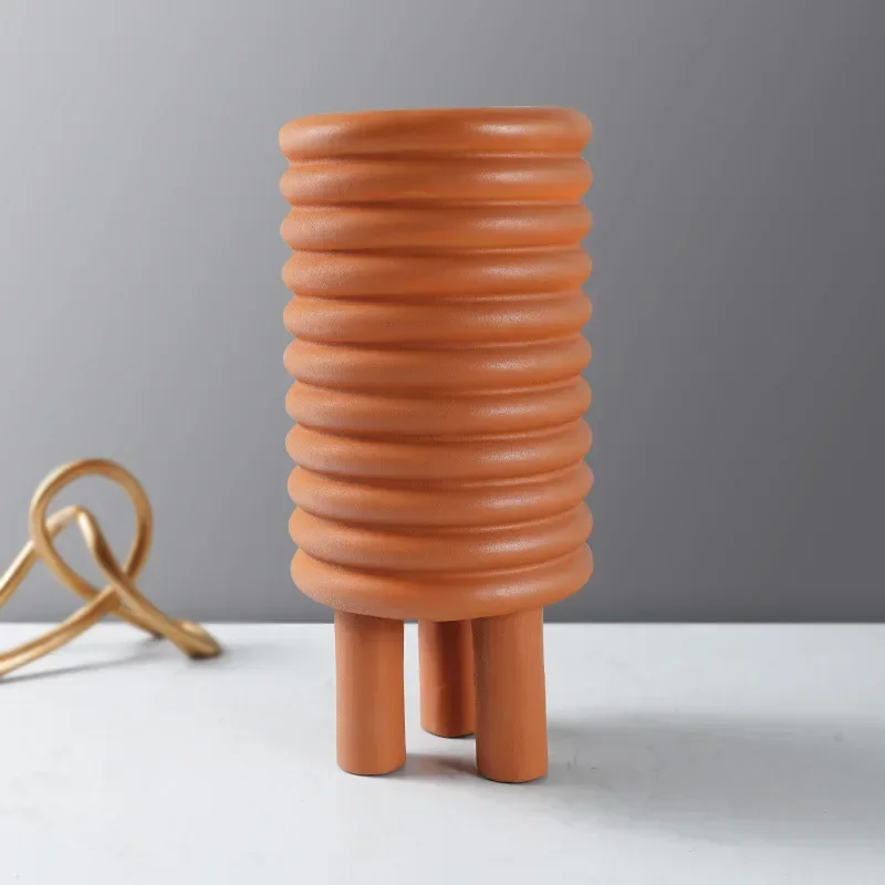 Nordic Creative Resin Striped Vase Ornament Porch Living Room Bedroom Desktop Dining Table Home Art Decoration
Nordic Creative Resin Striped Vase Ornament Porch Living Room Bedroom Desktop Dining Table Home Art Decoration