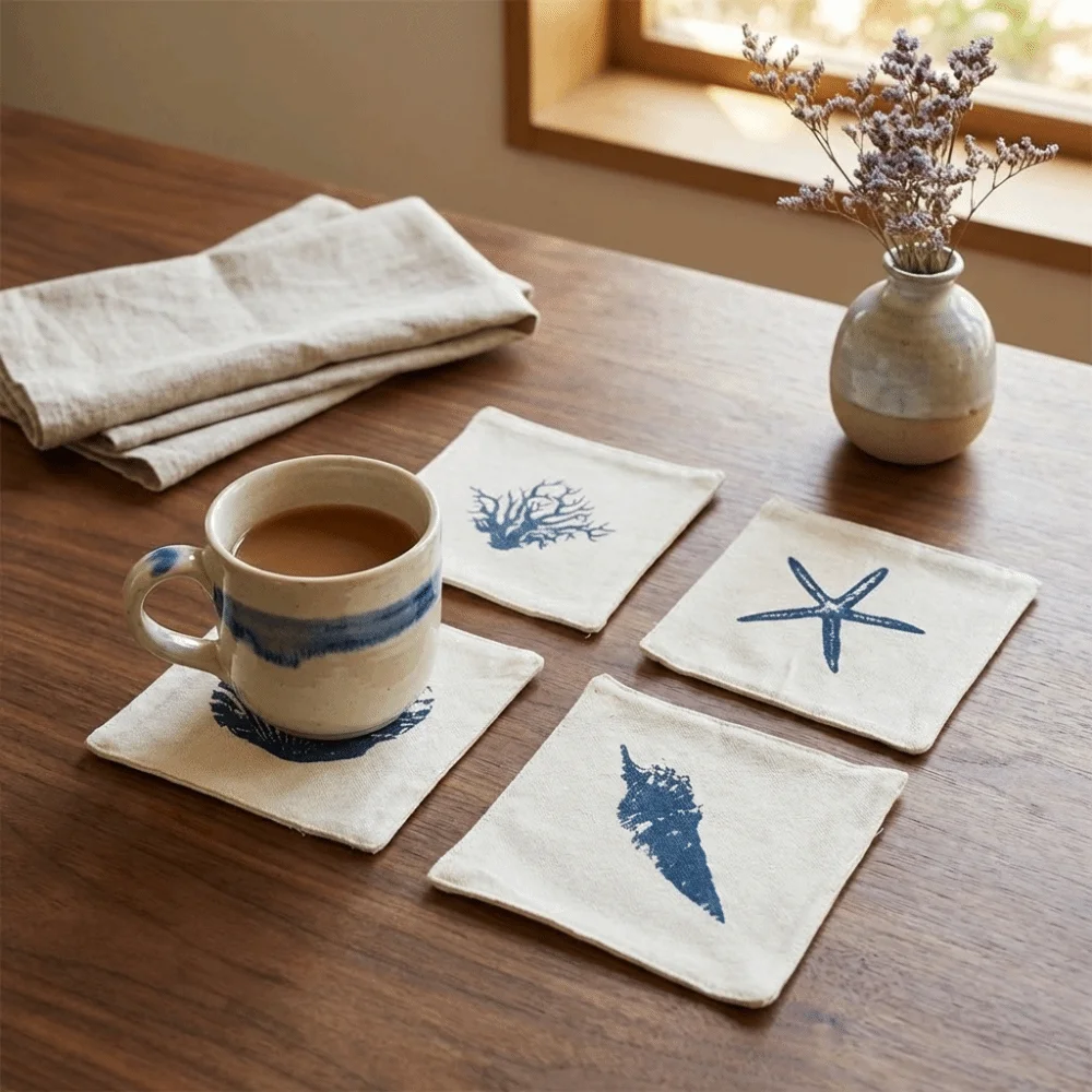 4PCS/SET Creative Rustic Cotton Coasters Handmade Vintage Tea Cup Pad Washable Delicate Bowl Mats Coffee Cups
4PCS/SET Creative Rustic Cotton Coasters Handmade Vintage Tea Cup Pad Washable Delicate Bowl Mats Coffee Cups