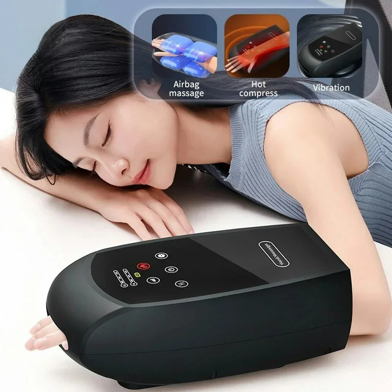 Electric Hand Massager with Airbag Compression Warm Heating Vibration Touchscreen Cordless Finger Massage Gift (Black)
Electric Hand Massager with Airbag Compression Warm Heating Vibration Touchscreen Cordless Finger Massage Gift (Black)