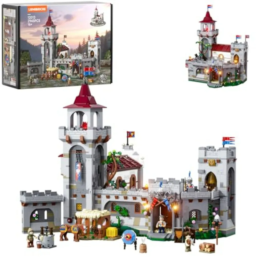 Medieval Guard Post Lighting Building Bricks Set - Middle Ages Castle Modular Collection Display Kit with Minifigures 2945 Pcs
Medieval Guard Post Lighting Building Bricks Set - Middle Ages Castle Modular Collection Display Kit with Minifigures 2945 Pcs