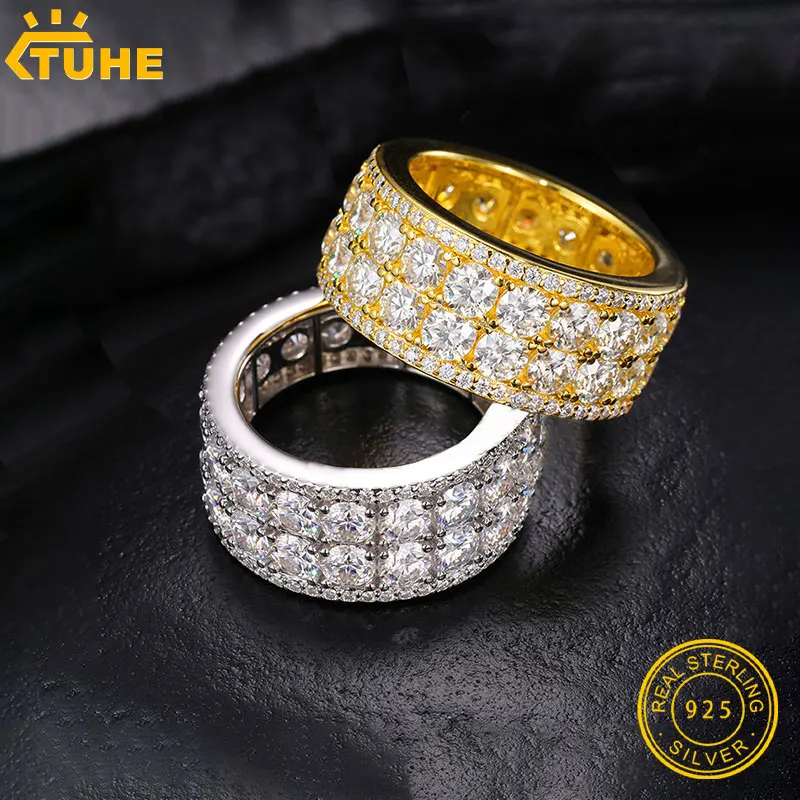 TUHE унисекс роскошное серебряное кольцо 925 пробы 5ACZ камень Iced Out женские кольца для мужчин хип-хоп ювелирные изделия подарки
TUHE унисекс роскошное серебряное кольцо 925 пробы 5ACZ камень Iced Out женские кольца для мужчин хип-хоп ювелирные изделия подарки