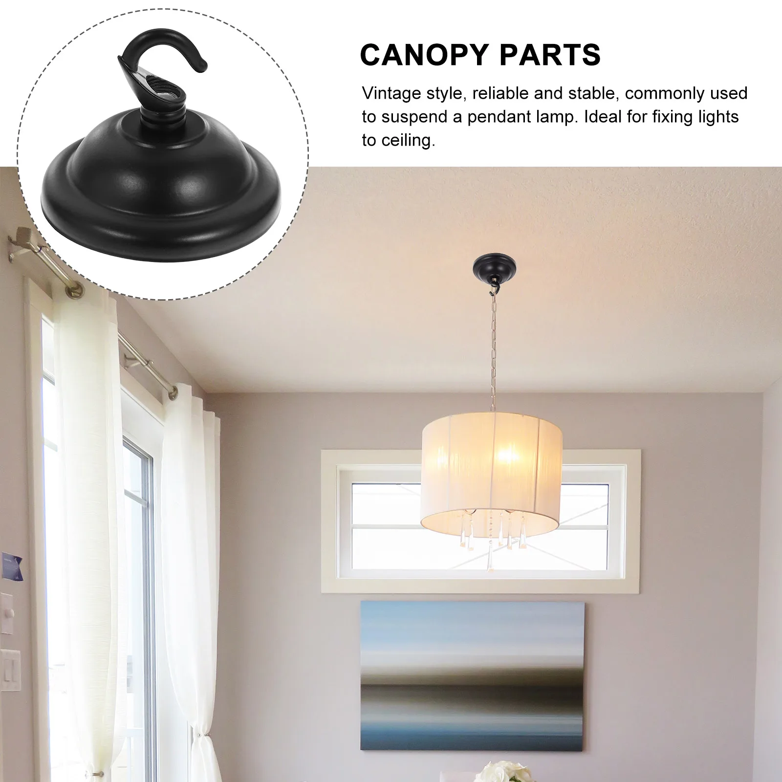 2Pcs 130mm Retro Canopy Lights Plate Ceiling Lamp Cover Plate Hooks Pendant Light Mounting Plates Canopy Parts
2Pcs 130mm Retro Canopy Lights Plate Ceiling Lamp Cover Plate Hooks Pendant Light Mounting Plates Canopy Parts