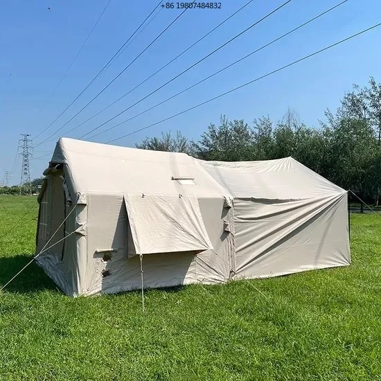 Waterproof Windproof 4 Seasons Oxford Cabin Tent with Mesh Chimney Window Inflatable Camping Air Tent with Hand Pump Easy Setup
Waterproof Windproof 4 Seasons Oxford Cabin Tent with Mesh Chimney Window Inflatable Camping Air Tent with Hand Pump Easy Setup