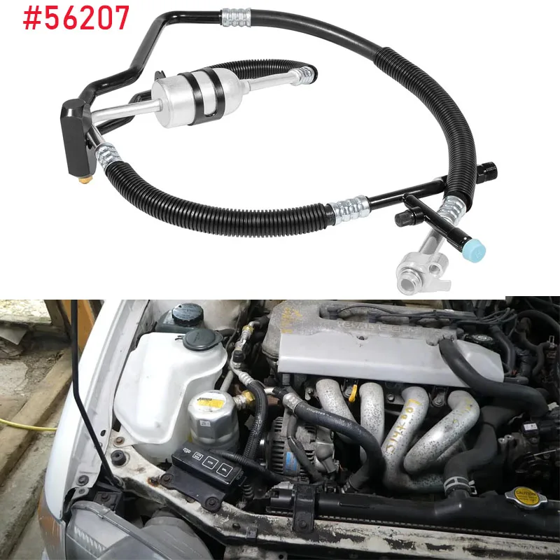 56207 Discharge & Suction Line Hose Assembly - Manifold Hose Assembly - for Ford F-150 F-250 F-250 SD F-350 F-350 SD Lobo
56207 Discharge & Suction Line Hose Assembly - Manifold Hose Assembly - for Ford F-150 F-250 F-250 SD F-350 F-350 SD Lobo