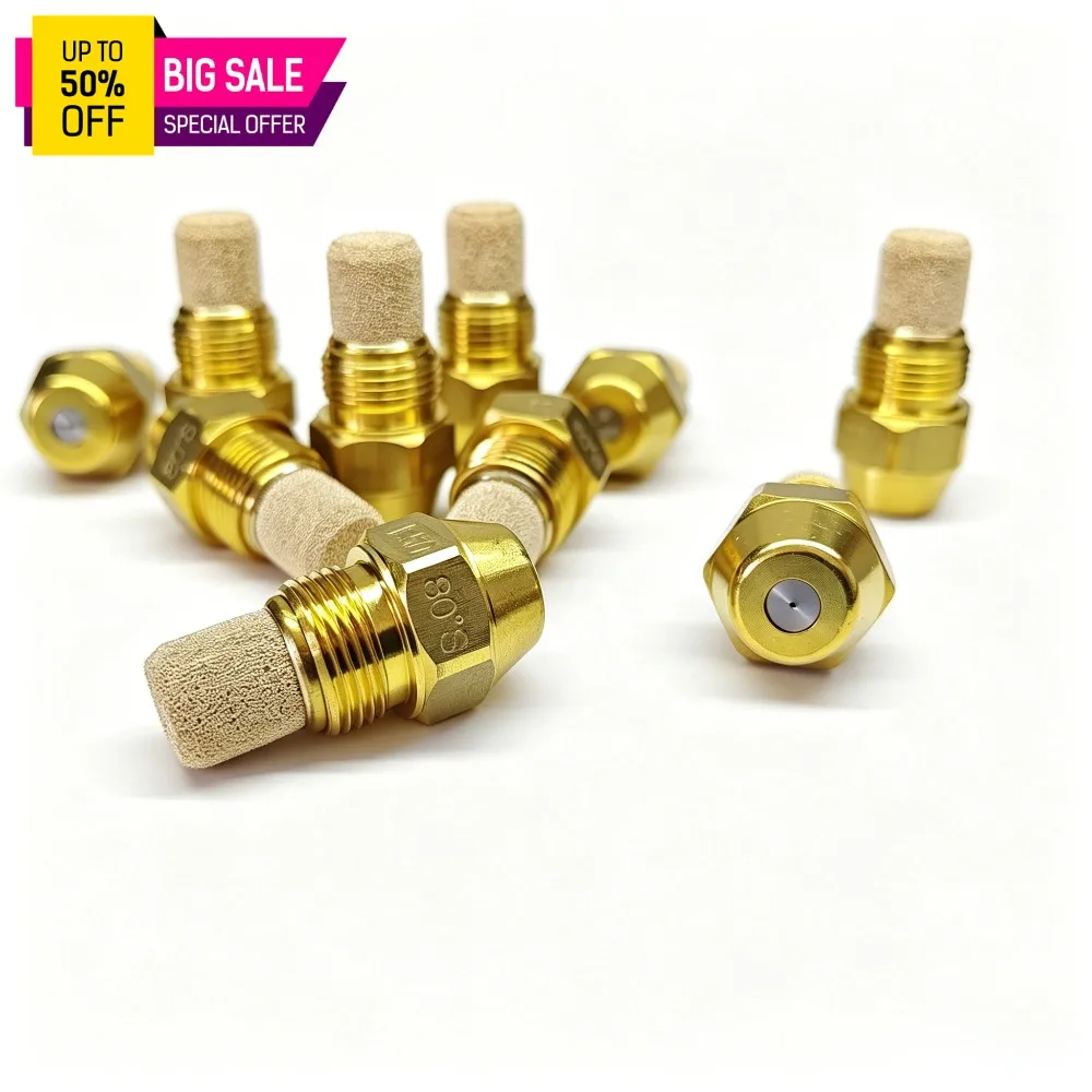 45,60,80 Degree Boiler Nozzle 7.5-15 usgal/h Burner Oil Nozzle Diesel fuel Oil Burner Nozzle
45,60,80 Degree Boiler Nozzle 7.5-15 usgal/h Burner Oil Nozzle Diesel fuel Oil Burner Nozzle