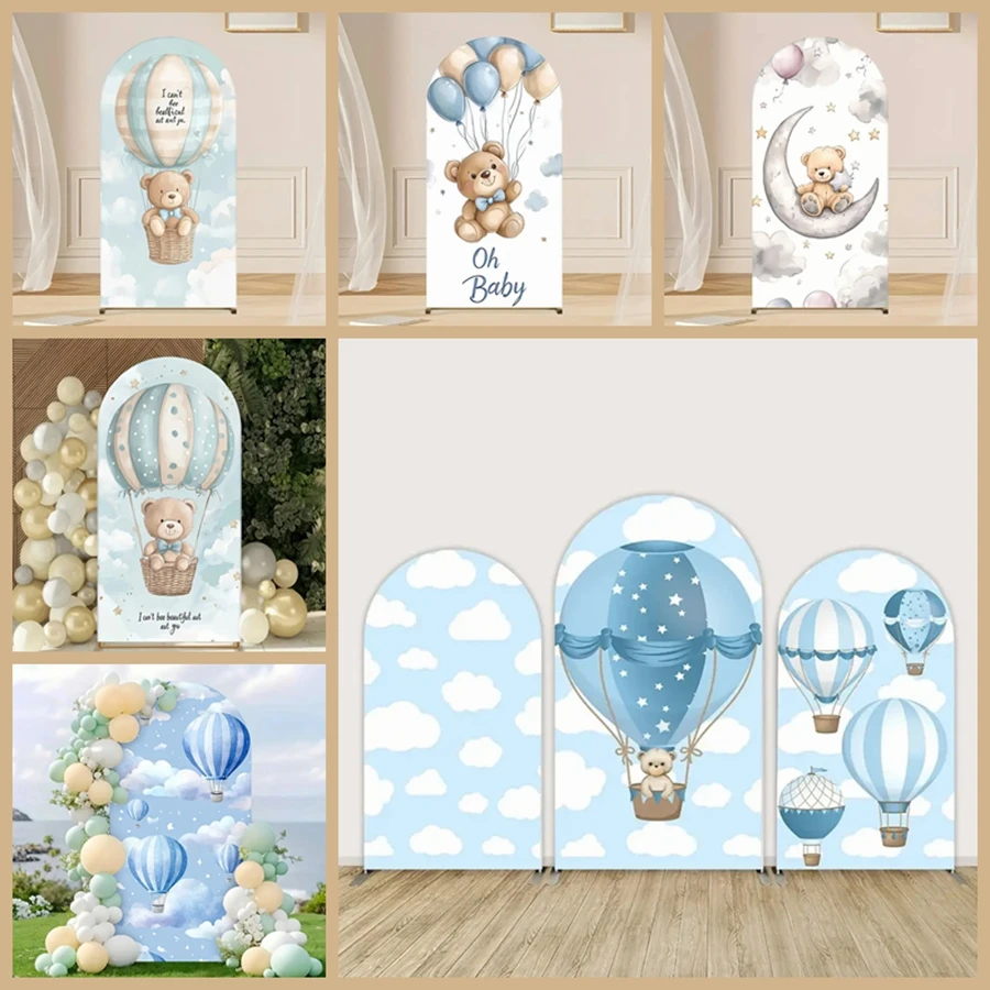 Cute Teddy Bear Hot Air Balloon Arch Background Cover Moon Cloud Boy Girl Birthday Party Baby Shower Decoration Photography Prop
Cute Teddy Bear Hot Air Balloon Arch Background Cover Moon Cloud Boy Girl Birthday Party Baby Shower Decoration Photography Prop