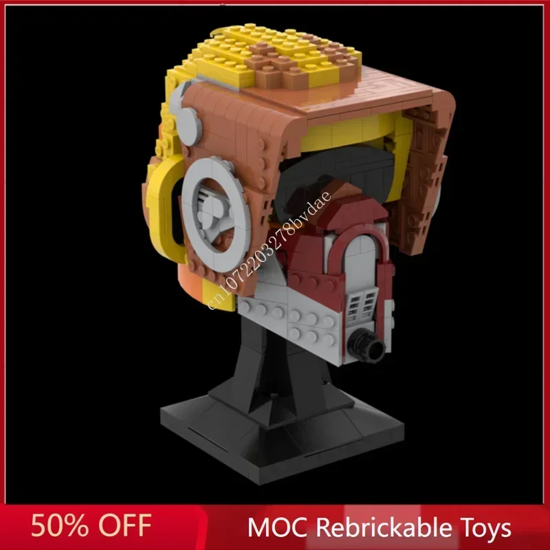 630PCS Star Plan MOC Ezra Bridger's Helmet MOC SpaceShip Battle Model Building Block Architecture Education Assembly Model Toy
630PCS Star Plan MOC Ezra Bridger's Helmet MOC SpaceShip Battle Model Building Block Architecture Education Assembly Model Toy