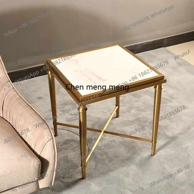 cc182Marble edge table sofa coffee table simple small apartment stainless steel glass table living room square
cc182Marble edge table sofa coffee table simple small apartment stainless steel glass table living room square