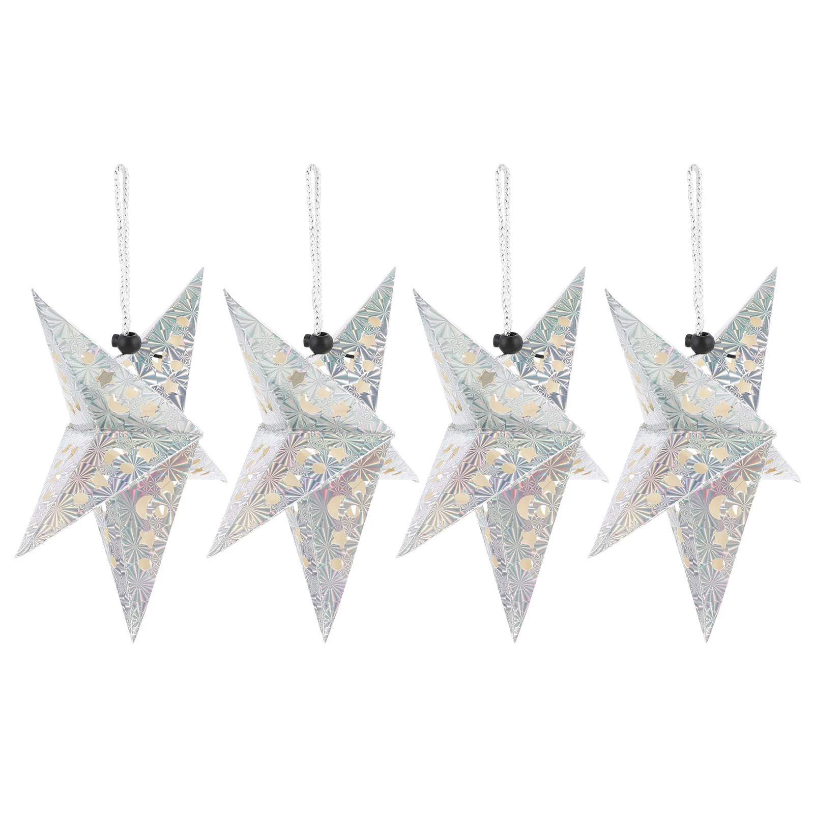 4 Pcs Hollow Out Three-dimensional Five-pointed Baby Decoration Hanging Christmas Stars Paper Light Shade
4 Pcs Hollow Out Three-dimensional Five-pointed Baby Decoration Hanging Christmas Stars Paper Light Shade