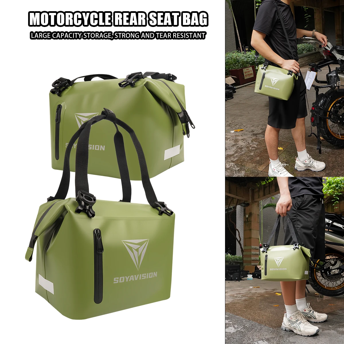 SOYAVISION Motorcycle Bag Waterproof Motor Dry Bag Cooler Bag Motorcycle Luggage Bag Portable Hand Bag Shoulder Bag
SOYAVISION Motorcycle Bag Waterproof Motor Dry Bag Cooler Bag Motorcycle Luggage Bag Portable Hand Bag Shoulder Bag