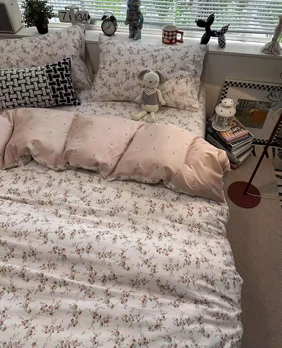 American country flower bedding set 1.2 1.5 1.8 2.0,twin full queen king cotton home textile bed sheet pillow case quilt cover
American country flower bedding set 1.2 1.5 1.8 2.0,twin full queen king cotton home textile bed sheet pillow case quilt cover