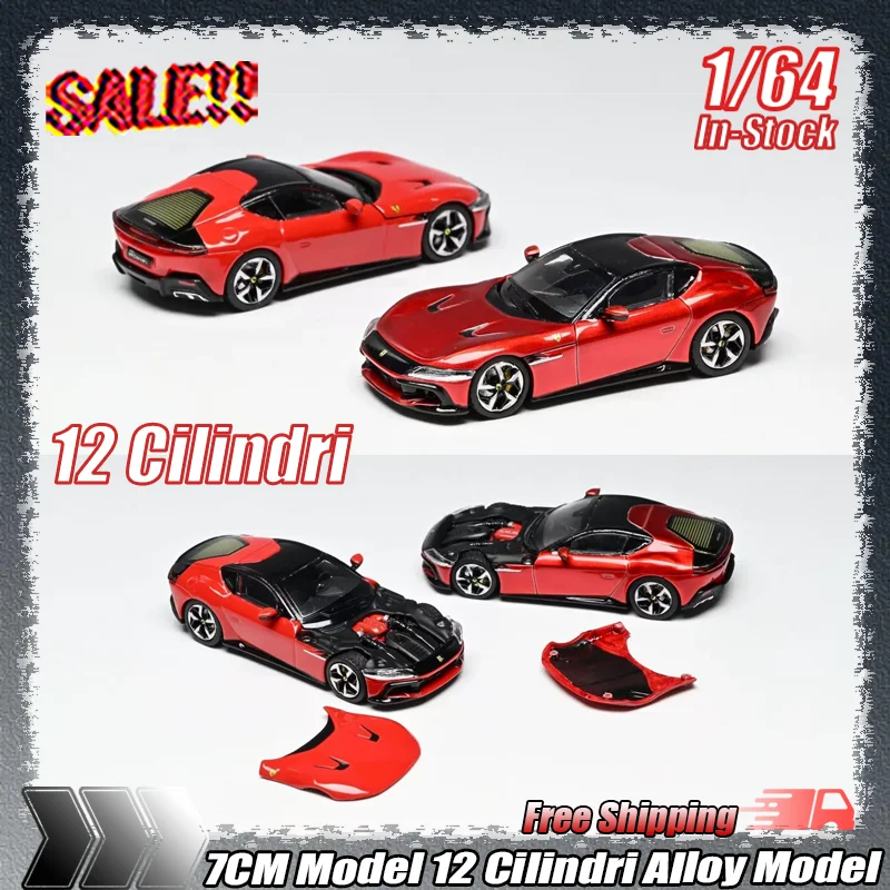 New Stock 7cm Model 1:64 Scale 12 Cilindri Alloy Sports Car Models Detachable Hood Collectible For Home Desktop Collection Gifts
New Stock 7cm Model 1:64 Scale 12 Cilindri Alloy Sports Car Models Detachable Hood Collectible For Home Desktop Collection Gifts