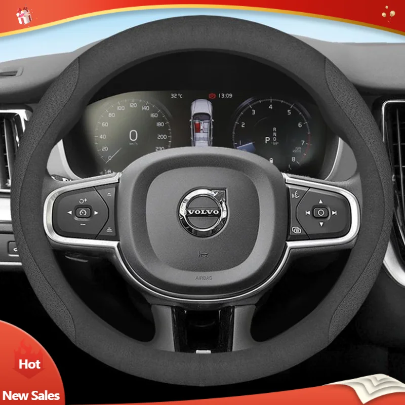 Leather Car Steering Wheel Cover for Volvo XC90 S90 EX90 XC40 2025 2024 2023 Breathable Anti Slip 12colors Auto Accessories
Leather Car Steering Wheel Cover for Volvo XC90 S90 EX90 XC40 2025 2024 2023 Breathable Anti Slip 12colors Auto Accessories