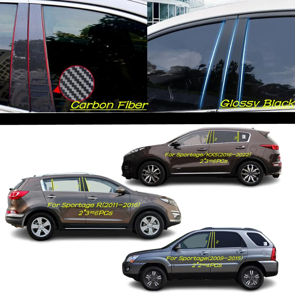 Car PC Material Pillar Post Cover Door Trim Window Molding Sticker Plate Accessories For Kia Sportage R KX5(2009-2016-2022)
Car PC Material Pillar Post Cover Door Trim Window Molding Sticker Plate Accessories For Kia Sportage R KX5(2009-2016-2022)