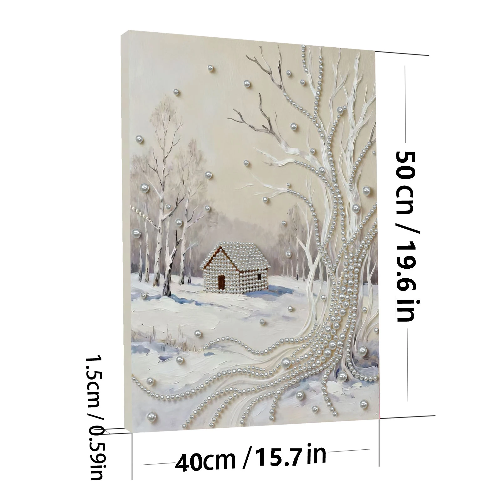 Snowfield DIY Pearl Painting Kit for Adults Home Wall Decor With Frame 30x40cm
Snowfield DIY Pearl Painting Kit for Adults Home Wall Decor With Frame 30x40cm