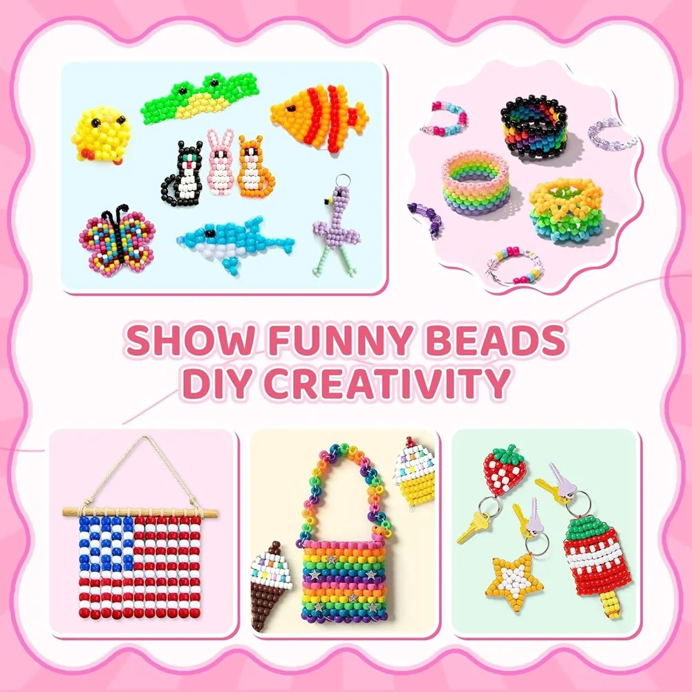 Utility Design 5400Pcs Beads,30 Assorted Colored Beads for Bracelets Making Kandi Friendship Bracelet Craft Jewelry Making Hair
Utility Design 5400Pcs Beads,30 Assorted Colored Beads for Bracelets Making Kandi Friendship Bracelet Craft Jewelry Making Hair