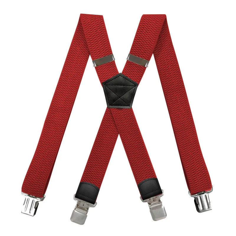 Man's Suspenders 4Clips Leather Braces Casual Suspensorios Trousers Strap 3.8*120cm Gift For Dad Corna GrainTirantes
Man's Suspenders 4Clips Leather Braces Casual Suspensorios Trousers Strap 3.8*120cm Gift For Dad Corna GrainTirantes