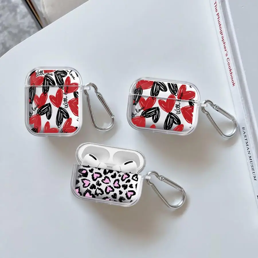 Leopard Print Heart Shape Clear Earphone Cases Cover Case For Airpods Pro3 Pro Pro2 2 3 1 4
Leopard Print Heart Shape Clear Earphone Cases Cover Case For Airpods Pro3 Pro Pro2 2 3 1 4