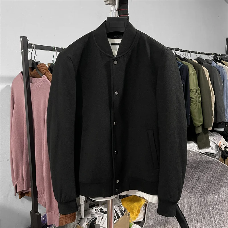 Camere Blend Men's Baseball Jaet Autumn Winter Fitted Cotton Lined ort Pure Bla Woolen Knitwear Coat
Camere Blend Men's Baseball Jaet Autumn Winter Fitted Cotton Lined ort Pure Bla Woolen Knitwear Coat