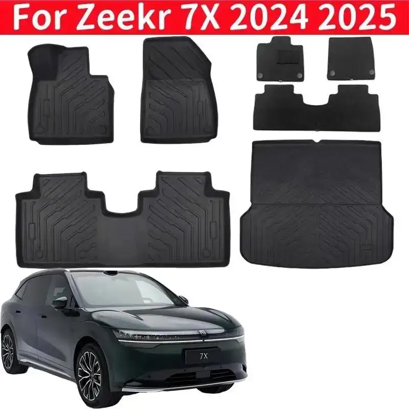 Для ZEEKR 7X 2025 2024 Коврики и грузовые вкладыши из ТПЭ, противоскользящие двухслойные коврики для защиты от любых погодных воздействий и коврики в багажник
Для ZEEKR 7X 2025 2024 Коврики и грузовые вкладыши из ТПЭ, противоскользящие двухслойные коврики для защиты от любых погодных воздействий и коврики в багажник