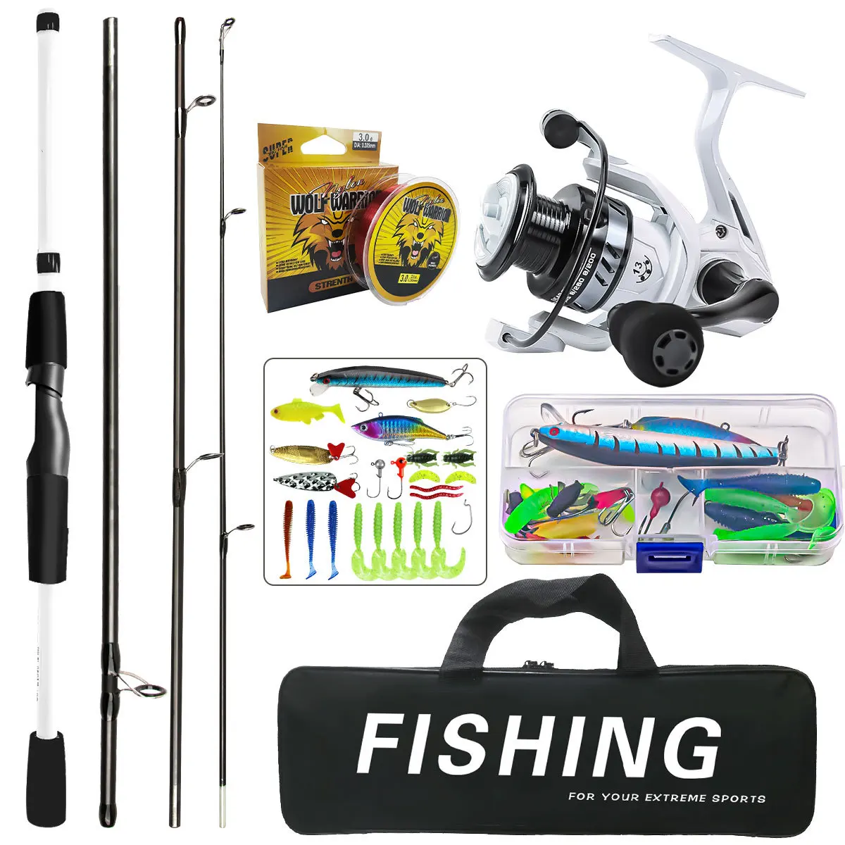 Luya Rod Set Long Throw Insert Luya Sea Rod Spinning Wheel Bait Fishing Line Full Set of Fishing Supplies
Luya Rod Set Long Throw Insert Luya Sea Rod Spinning Wheel Bait Fishing Line Full Set of Fishing Supplies