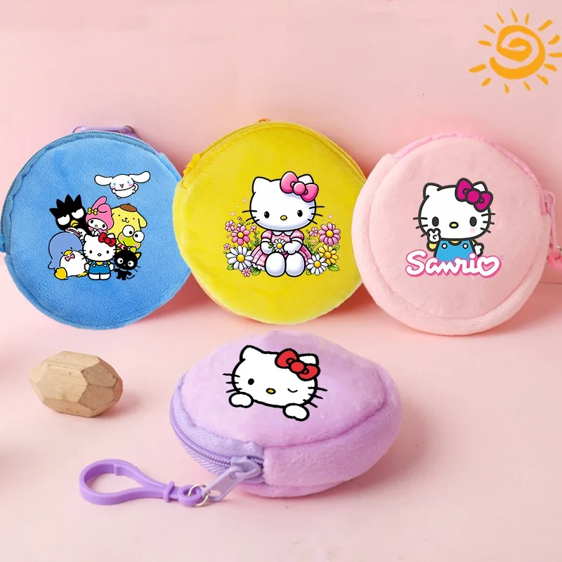 Hello Kitty Plush Coin Purse Cartoon Anime Cat Pattern Mini Wallet Fun Round Earphone Bags Kawaii Backpack Pendant Birthday Gift
Hello Kitty Plush Coin Purse Cartoon Anime Cat Pattern Mini Wallet Fun Round Earphone Bags Kawaii Backpack Pendant Birthday Gift