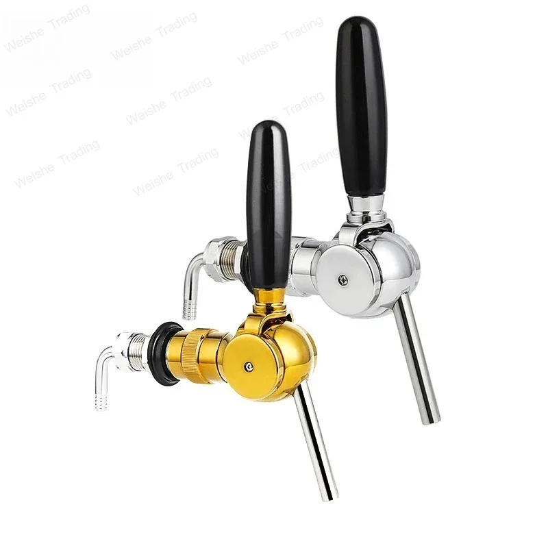 G5/8 thread shank & Keg Flowing Control Ball Home Brewing Silver Draft Beer Tap Beer Soda Kit Golden
G5/8 thread shank & Keg Flowing Control Ball Home Brewing Silver Draft Beer Tap Beer Soda Kit Golden