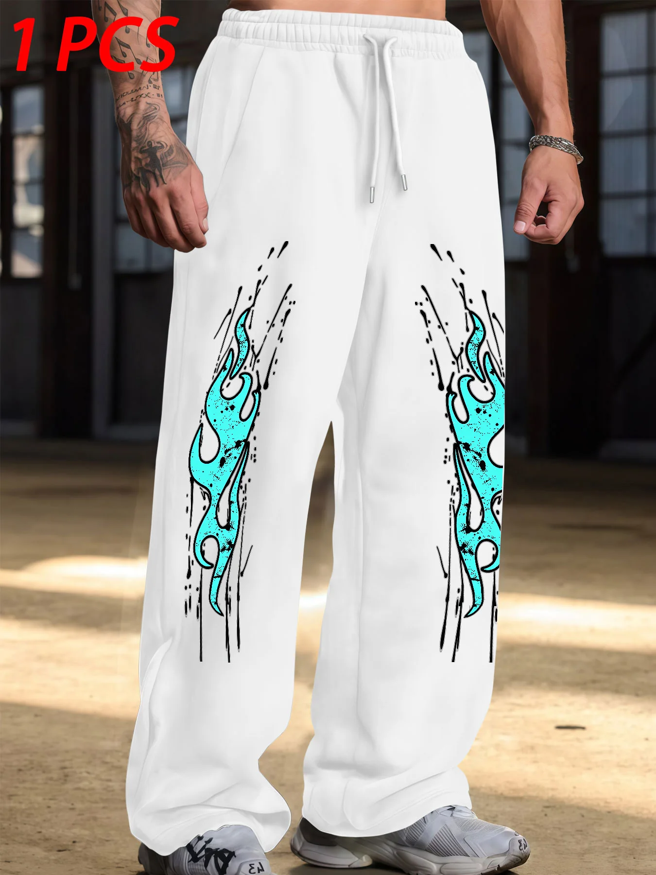 Мужские стильные спортивные штаны с принтом в виде пламени, модный уличный дизайн, универсальные спортивные штаны на шнурке, подходящие для любого случая.
Мужские стильные спортивные штаны с принтом в виде пламени, модный уличный дизайн, универсальные спортивные штаны на шнурке, подходящие для любого случая.
