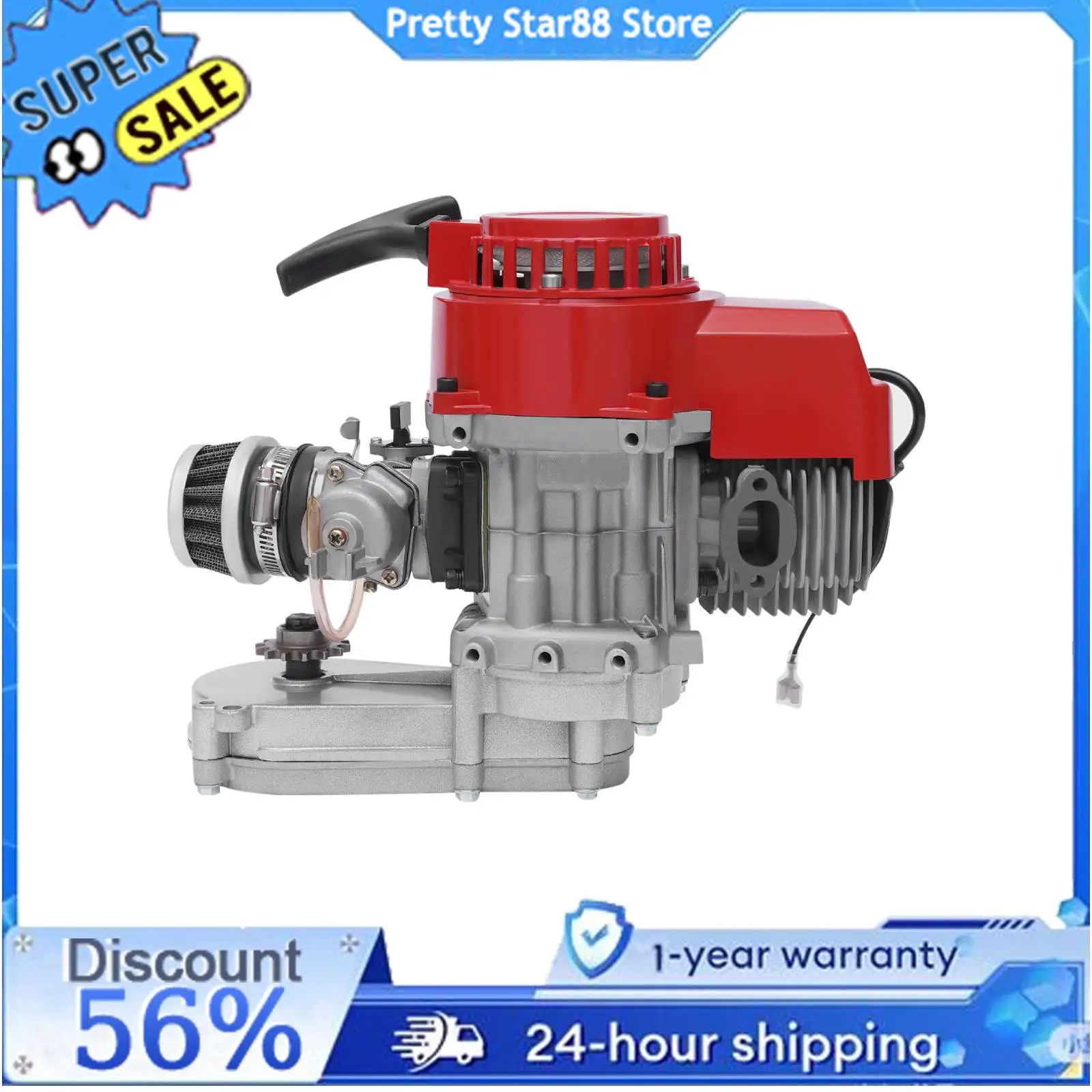 49cc двухтактный двигатель, мини-байк для грязи, одноцилиндровый трос для запуска, карманный мотоциклетный двигатель, 1,9 кВт, 2-тактный двигатель, 4,28 кг 
49cc двухтактный двигатель, мини-байк для грязи, одноцилиндровый трос для запуска, карманный мотоциклетный двигатель, 1,9 кВт, 2-тактный двигатель, 4,28 кг