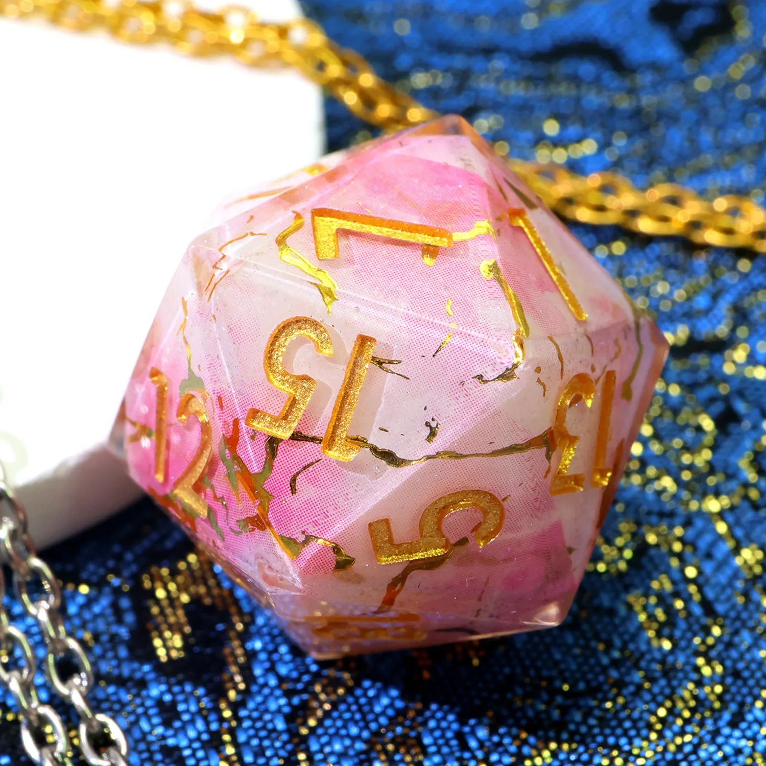 Pink Color Marble Full Cover DND Dice Set-Handmade Polyhedral Resin DND Set for Board Games & Role Play-F25
Pink Color Marble Full Cover DND Dice Set-Handmade Polyhedral Resin DND Set for Board Games & Role Play-F25