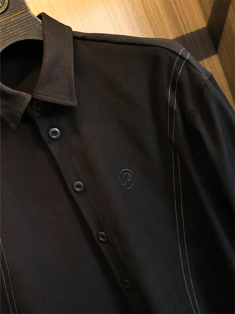 High Weight Texture Fabric Long Sleeve Shirt Coat for Men Spring Loose Couple Style Collar Stand up Trendy Casual Wear
High Weight Texture Fabric Long Sleeve Shirt Coat for Men Spring Loose Couple Style Collar Stand up Trendy Casual Wear